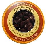Trader Joe's Espresso Pillows Crunchy Toffeed Espresso Bits Covered in Dark Chocolate