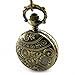 YouYouPifa Bronze Five Flowers Hollow Design Fashion Retro Small Pocket Watch