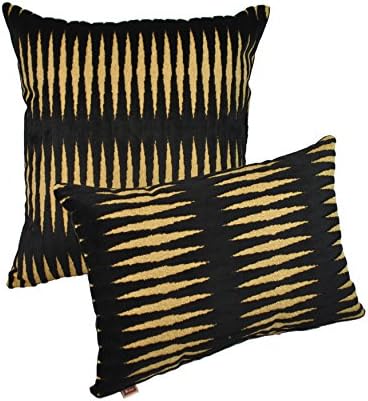 Sherry Kline Golden Gate Black Luxury Combo Pillow (Set of 2)