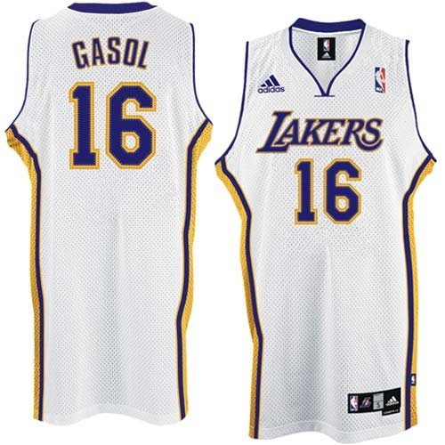 Adidas Los Angeles Lakers Pau Gasol Swingman Alternate Jersey Extra Large