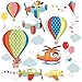 High Flying Kids Room/Nursery Peel & Stick Wall Sticker Decals