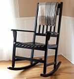 Antique Black Rocking Chair