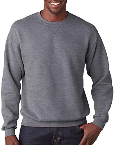 FOL Adult Lightweight Sofspun Fleece Sweatshirt_Chrcoal Heathr_XL