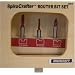 Milescraft 2204 3-Piece Router Bit Set for Designs/Inlays