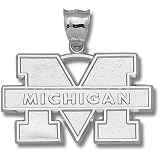 University of Michigan M Michigan Giant Pendant (Silver)