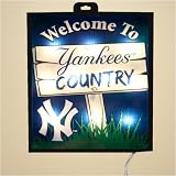 New York Yankees Light Up Wall Window Sign