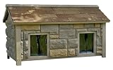 Large Insulated Random Rock Duplex Dog House