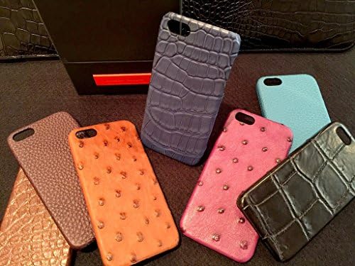 Maison Takuya - Apple iPhone 5 and 5S - Black- Genuine German Shrunkencalf Case