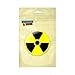 Radioactive Nuclear Warning Symbol Pinback Button Pin Badge - 1 Inch Diameter