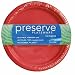 Preserve By Recycline Small Tulip Red Plates, 10-Count Bags (Pack of 4)