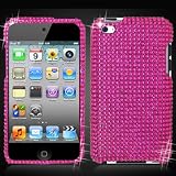 Premium Bling Luxurious Design Diamond Crystal Snap-on Case for Apple iPod Touch 4, 4G, 4th Generation, 4th Gen - Pink Premium Bling Luxurious Design Diamond Crystal Snap-on Case for Apple iPod Touch 4, 4G, 4th Generation, 4th Gen - Pink