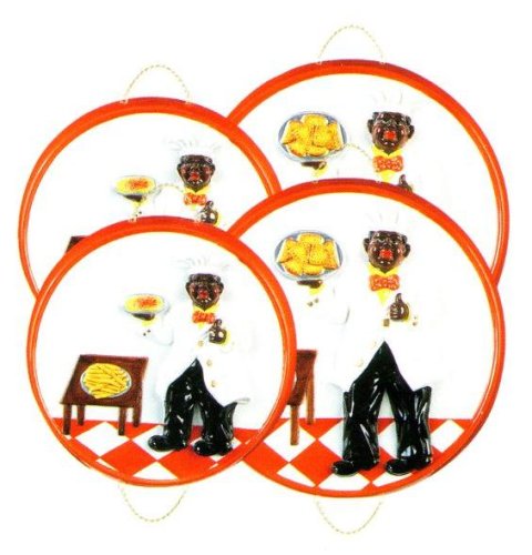 PAPPY 3-D Stove / Burner Covers Set of 4 *NEW*
