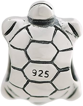 Sea Turtle Floating Authentic 925 Sterling Silver Animals &amp; Pets Bead Fit Pandora Charm Bracelet