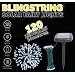 Blingstring Outdoor Solar Fairy Lights with 120 LED Bulbs