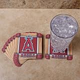 MLB Los Angeles Angels of Anaheim 8-Pack Absorbent PaperKraft Coasters