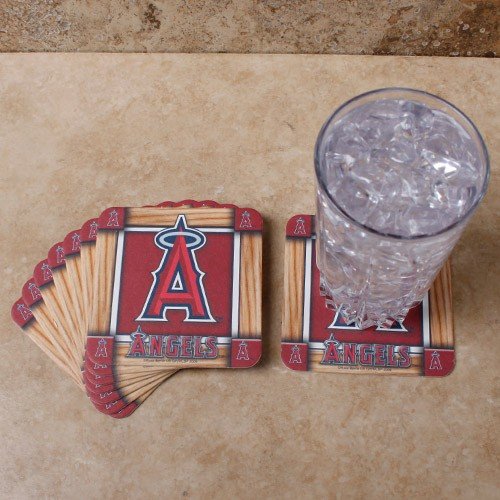 Los Angeles Angels of Anaheim 8-Pack Absorbent PaperKraft Coasters