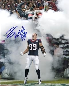 JJ Watt Autographed Houston Texans 