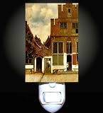 Deflt Street by Vermeer Decorative Night Light