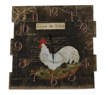 French Rooster Kitchen Wall Clock