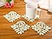 New Year Sale! Dulce Cocina - Ivory Rose Coasters - Set of 4 - Perfect Gifts for Mom - Home Decor - Birthday Gift - Housewarming Gift - Wedding Registry Gift