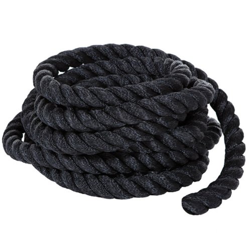 Power Systems Power Training Rope, Black (40-Feet x 2-inch Diameter) On Sale