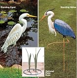 Garden 3D Decor Heron Standing Art - Regal Art #R282
