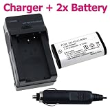 2X Battery+Charger for Kodak KLIC-8000 Easyshare Z712IS