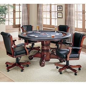 Hawthorne 5-Piece Gathering Set (Chestnut) by SHOPZEUS