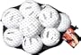 Unique Hot Glove 12 Practice Curve Baseballs In Mesh Bag