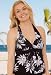 Beach Belle® Midnight Bouquet Plus Size Tie Front