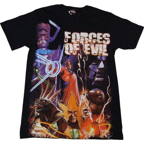 Marvel Comics Villains Forces of Evil Men's T-Shirt