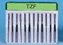12pcs SET DIAMOND NEEDLE TAPER FILES