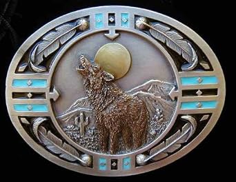 Wolf Accessories: Wolf Belt Buckle
