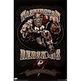 Washington Redskins (Mascot, Grinding It Out Since 1932) Poster Poster Print, 22x34
