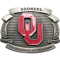 Licensed Oklahoma Sonners Belt Buckle