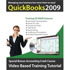 QuickBooks Pro 2009 Basic and Advanced Complete Training (Level 1 and 2) by 