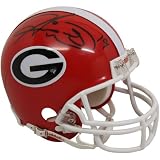 NCAA Riddell Georgia Bulldogs #19 Hines Ward Autographed Replica Miniature Helmet