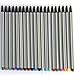 Comix Baoke D281 Office Colored Pen Point Gel Ink Pen ,Set of 20 Assorted Colors (20)