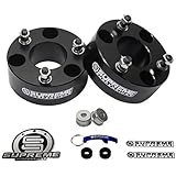Supreme Suspensions - F150 Lift Kit 2" Front Suspension Lift CNC Machined T6 Aircraft Billet Ford F150 Leveling Kit (Black) PRO