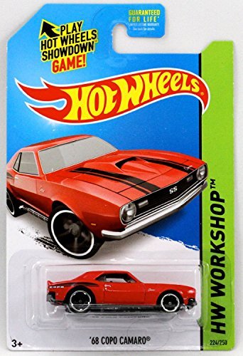 2014 Hot Wheels Hw Workshop 224/250 - '68 Copo Camaro - Red