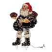 Baltimore Ravens Santa Lawn Figure - 44"