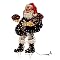 Baltimore Ravens Santa Lawn Figure - 44"