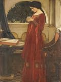 The Crystal Ball, 1902 Art Styles Stretched Canvas Poster Print by John William Waterhouse, 15x23