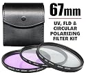 Zeikos ZE-FLK67 67mm Multi-Coated 3 Piece Filter Kit (UV-CPL-FLD)