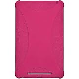 Amzer AMZ94388 Silicone Jelly Soft Skin Fit Case Cover for Asus Nexus 7, Google Nexus 7 - 1 Pack - Retail Packaging - Hot Pink