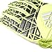 adidas Performance ACE Junior Goalie Gloves, Solar Yellow/Black, Size 3