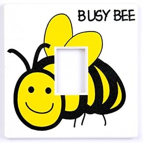 Busy Bee Light Switch Cover
