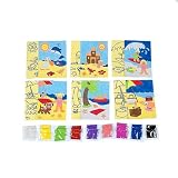 Day at the Beach Sand Art Craft Kits (2 dz)