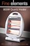 Connect IT Quartz Halogen Heater, 800 Watt
