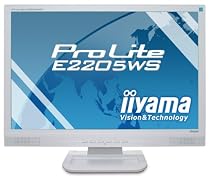 iiyama 22インチワイド光沢液晶ディスプレイ HDMI&times;2ポート装備 ホワイト PLE2205WS-GW1